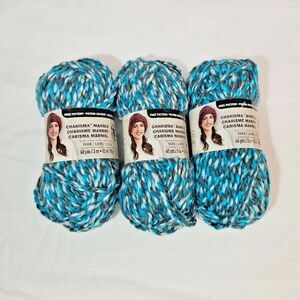 Loops & Threads Charisma Marble Yarn Landscape Blue Gray Lot 3 Discontinued